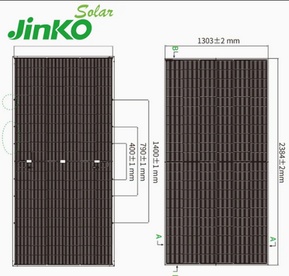 Сонячна панель Jinko Tiger Neo 695&ndash;720 Вт N-Type Bifacial Dual Glass JKM695&ndash;720N-66HL5-BDV