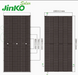Сонячна панель Jinko Tiger Neo 695&ndash;720 Вт N-Type Bifacial Dual Glass JKM695&ndash;720N-66HL5-BDV
